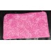 Krimskrams-Täschchen in rosa mit Motiv Blumenherz und Vogel